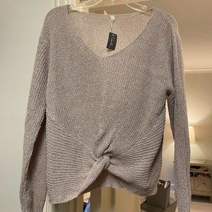 Wishlist Front Twist Sweater (S)